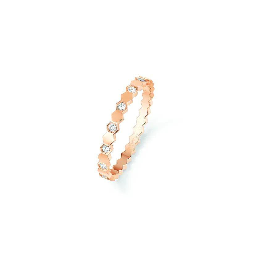 [LUCKY LOVE]BEE LOVE RING PINK GOLD DIAMOND