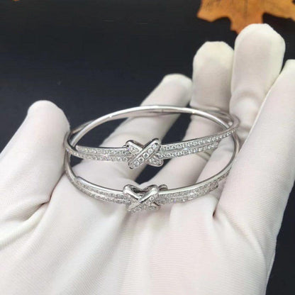 [LUCKY LOVE]JEUX DE BRACELET DIAMONDS SILVER
