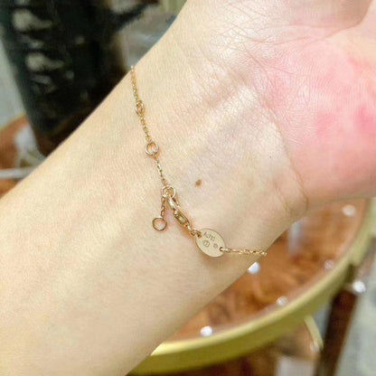 [LUCKY LOVE]JEUX DE BRACELET MOP PINK GOLD DIAMONDS