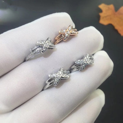 [LUCKY LOVE]JEUX DE SILVER DIAMOND RING