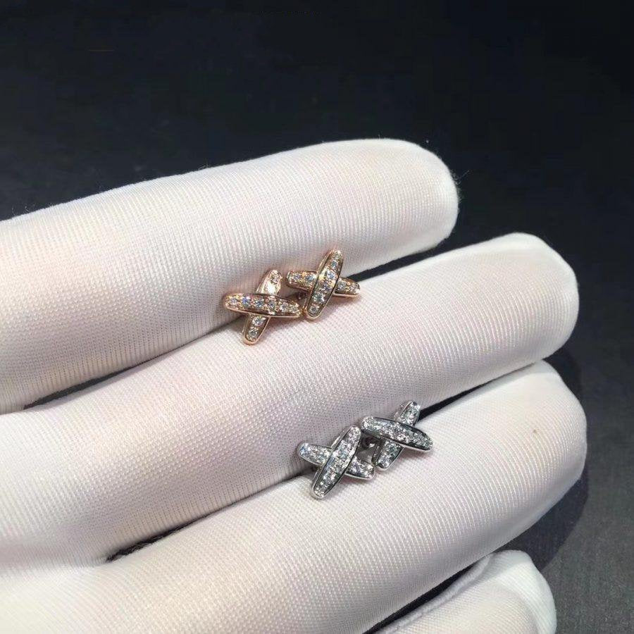 [LUCKY LOVE]JEUX DE DIAMOND EARRINGS