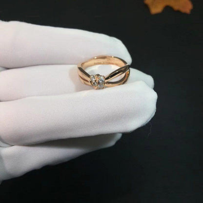 [LUCKY LOVE]LIENS RING PINK GOLD DIAMOND