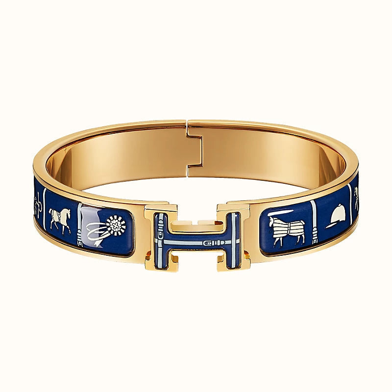 [LUCKY LOVE]H COUVERTURES DARK BLUE BRACELET