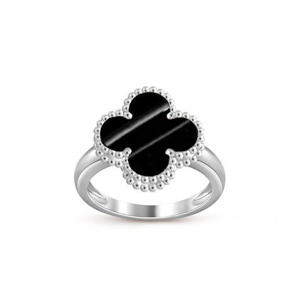 [LUCKY LOVE]CLOVER SILVER RING COLLECTION