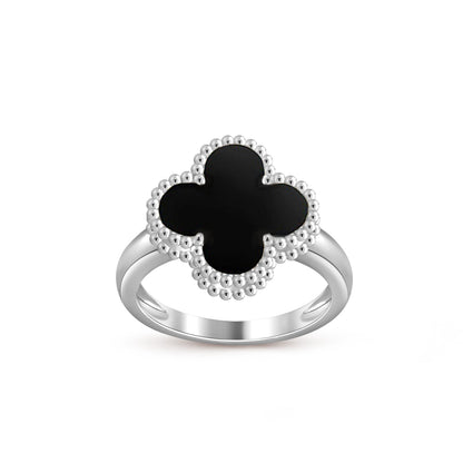 [LUCKY LOVE]CLOVER SILVER RING COLLECTION