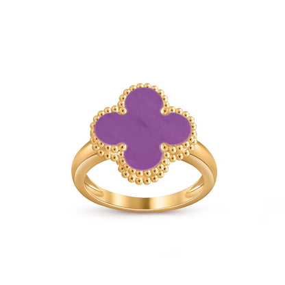 [LUCKY LOVE]CLOVER RING GOLD COLLECTION