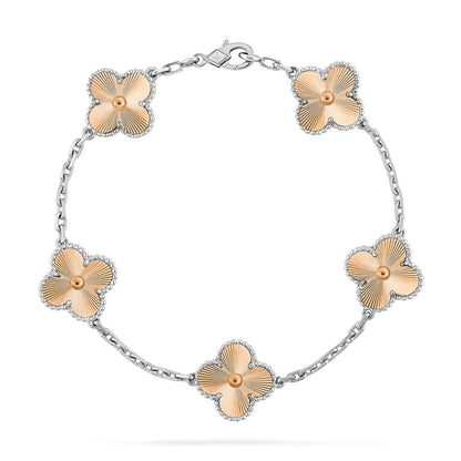 [LUCKY LOVE] CLOVER 5 MOTIF LASER BRACELET COLLECTION