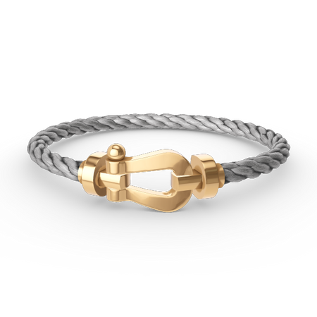 [LUCKY LOVE]FORCE LARGE HORSESHOE NO DIAMOND BRACELET GOLD