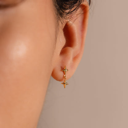 Star Drop Flatback Studs