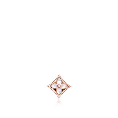 [LUCKY LOVE]STAR MOP PINK GOLD EARRINGS