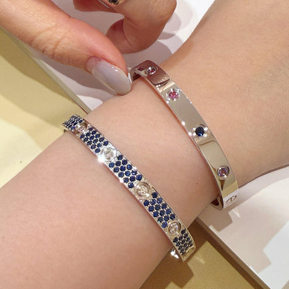 [LUCKY LOVE]2026 RAINBOW LOVE BRACELET 6.1MM  10 DIAMONDS