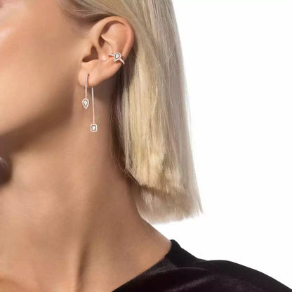 [LUCKY LOVE]Diamond Drop Earrings My Twin