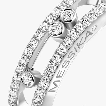 [LUCKY LOVE] Baby Move Gold Diamond Pave_ Ring