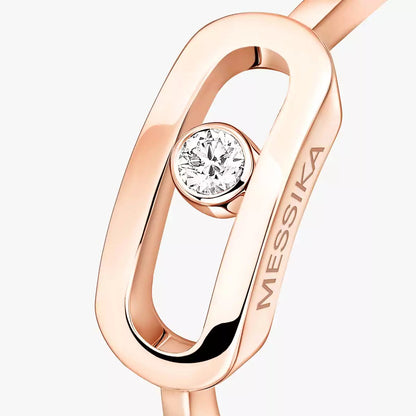 [LUCKY LOVE]Move Uno Diamond Ring in Gold