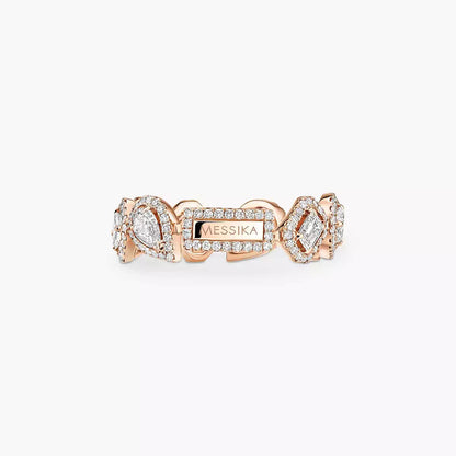 [LUCKY LOVE]Diamond Wedding Ring My Twin