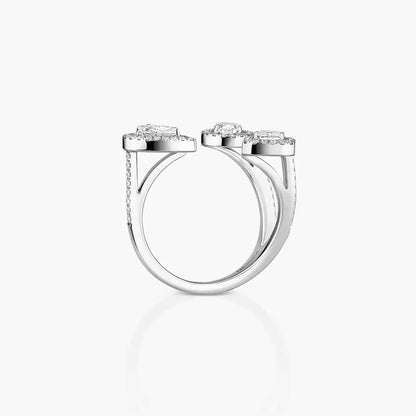 [[LUCKY LOVE] Diamond Ring 0,25ct My Twin Trilogy