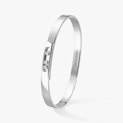 [LUCKY LOVE]Move Noa Diamond Bangle Bracelet