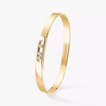 [LUCKY LOVE]Move Noa Diamond Bangle Bracelet