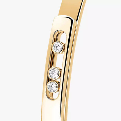 [LUCKY LOVE]Move Noa Diamond Bangle Bracelet