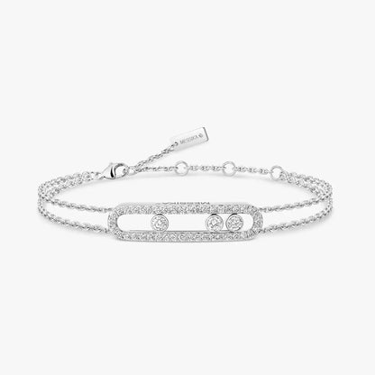 [LUCKY LOVE] Move Classique pavé bracelet