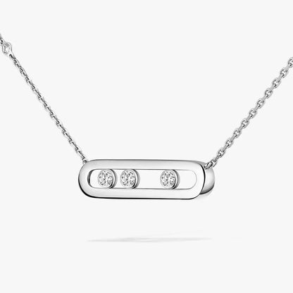 [LUCKY LOVE] Baby Move Gold Diamond Necklace