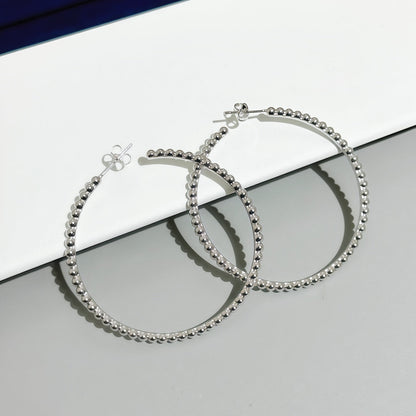 [LUCKY LOVE]SMOOTH BEAD STUD EARRINGS
