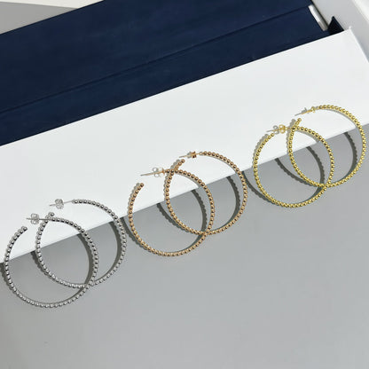 [LUCKY LOVE]SMOOTH BEAD STUD EARRINGS