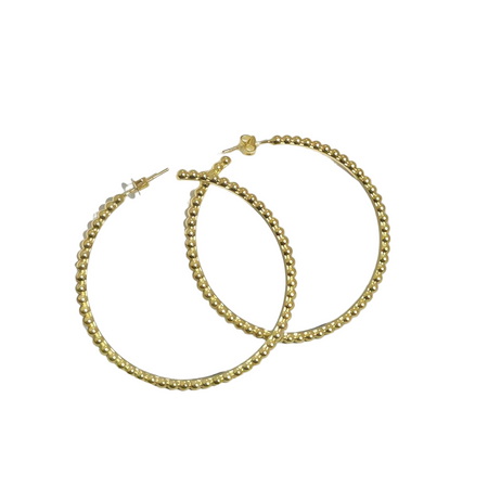[LUCKY LOVE]SMOOTH BEAD STUD EARRINGS