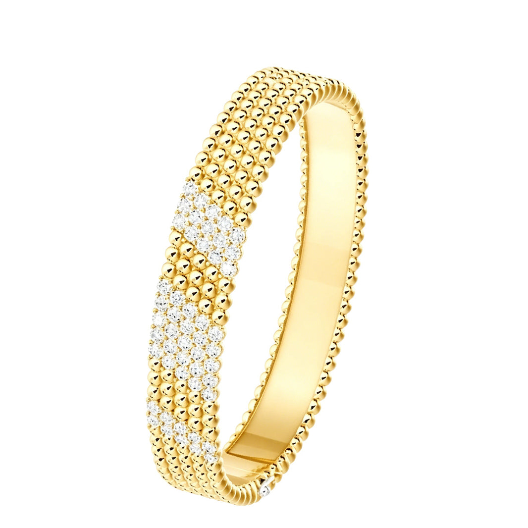 [LUCKY LOVE]Five-row diamond bracelet