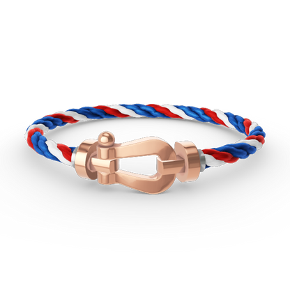 [LUCKY LOVE]FORCE LARGE HORSESHOE NO DIAMOND BRACELET ROSE GOLD