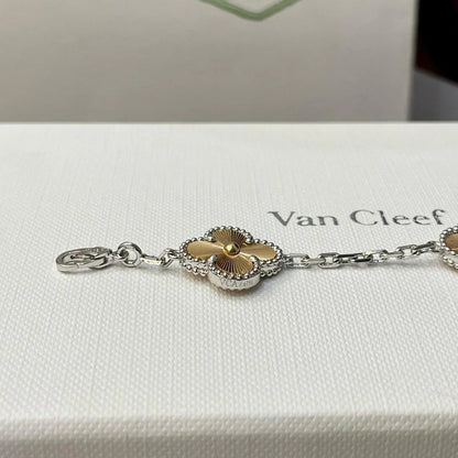 [LUCKY LOVE] CLOVER 5 MOTIF LASER BRACELET COLLECTION