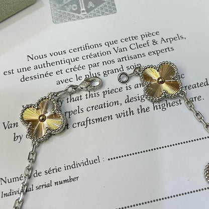 [LUCKY LOVE] CLOVER 5 MOTIF LASER BRACELET COLLECTION