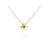 [LUCKY LOVE]FRIVOLE GOLD FLOWER NECKLACE