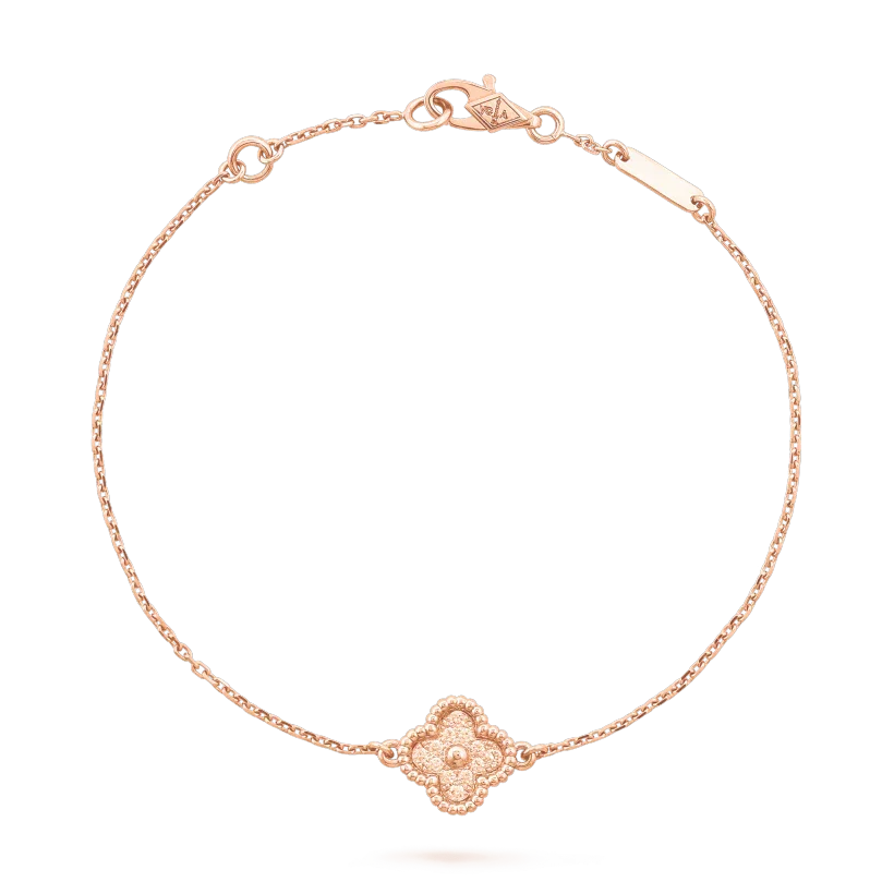 [LUCKY LOVE]CLOVER SINGLE FLOWER BRACELET