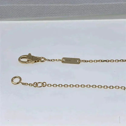 [LUCKY LOVE]CLOVER  CARNELIAN SINGLE FLOWER BRACELET