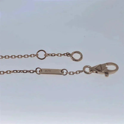 [LUCKY LOVE]CLOVER WHITE MOP SINGLE FLOWER BRACELET
