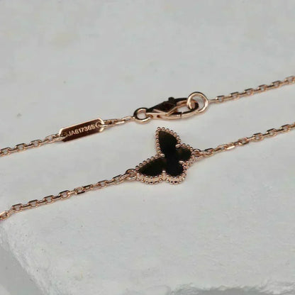 [LUCKY LOVE]BUTTERFLY ONYX  BUTTERFLY BRACELET