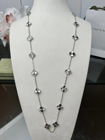 [LUCKY LOVE]CLOVER 20 MOTIFS  LASER SILVER