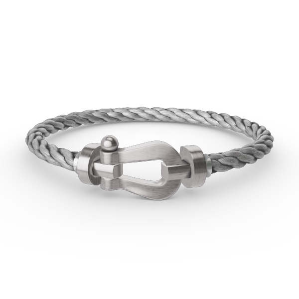 [LUCKY LOVE]FORCE LARGE HORSESHOE NO DIAMOND BRACELET SILVER
