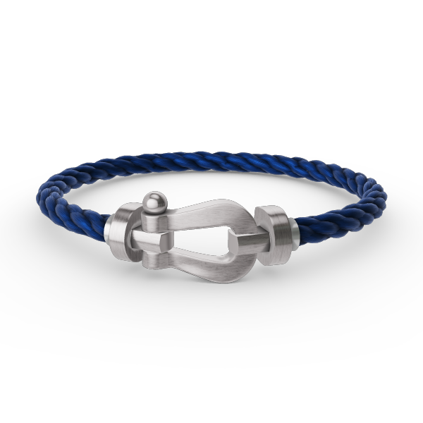 [LUCKY LOVE]FORCE LARGE HORSESHOE NO DIAMOND BRACELET SILVER