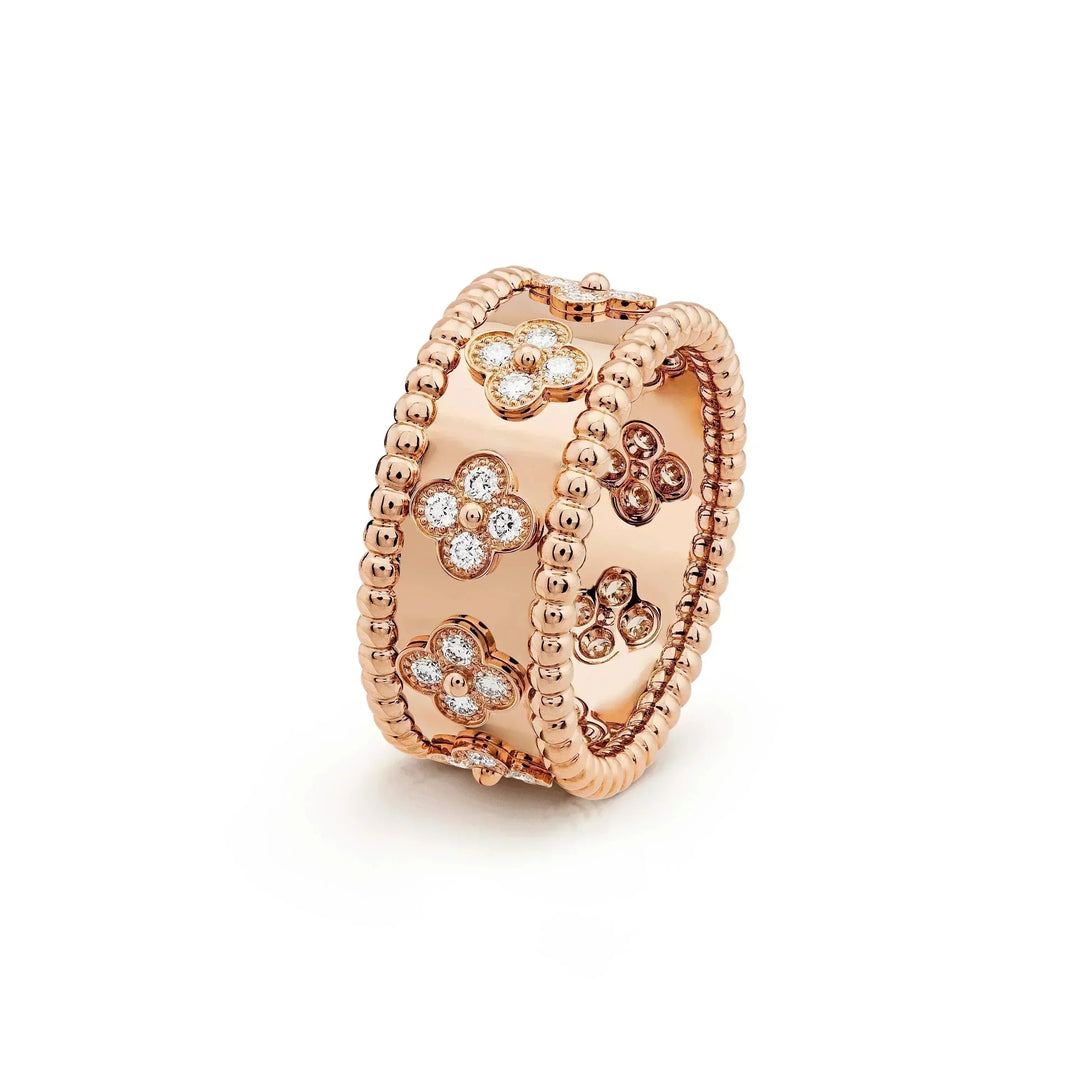 [LUCKY LOVE]CLOVER KALEIDOSCOPE RING 10MM